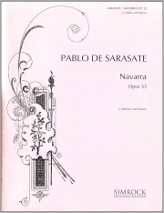 ナバーラ・Op.33 （パブロ・デ・サラサーテ）(ヴァイオリン二重奏+ピアノ）【Navarra Opus 33】