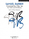 協奏曲・Op.14（サミュエル・バーバー）（ヴァイオリン+ピアノ）【Concerto Op. 14】