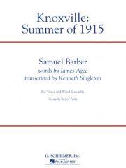 ノックスヴィル、1915年の夏（サミュエル・バーバー)（スコアのみ）【Knoxville: Summer of 1915】