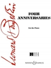 4つのアニヴァーサリー（レナードバーンスタイン）（ピアノ）【Four Anniversaries】