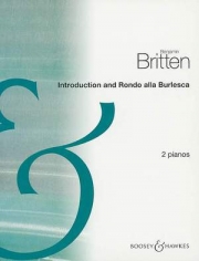 序奏とブルレスク風ロンド・Op.23（ベンジャミン・ブリテン）（ピアノ二重奏）【Intro and Rondo alla Burlesca, op. 23】