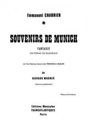 ミュンヘンの思い出（エマニュエル・シャブリエ）（ピアノ二重奏）【Souvenir De Munich】