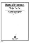 やさしい三重奏曲・Op.101A (ベルトルト・フンメル)（弦楽二重奏+ピアノ）【Trio Facile Op. 101A】