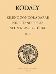 9つの小品・Op.3  (ゾルターン・コダーイ)（ピアノ）【Nine Pieces Op. 3】