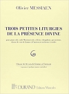 神の現存についての3つの小典礼  (オリヴィエ・メシアン)（ピアノ）【3 Petites Liturgies de la Présence Divine】