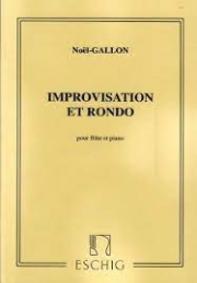 即興曲とロンド（ノエル・ギャロン）（フルート+ピアノ）【Improvisation et Rondo】