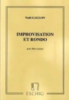 即興曲とロンド（ノエル・ギャロン）（フルート+ピアノ）【Improvisation et Rondo】
