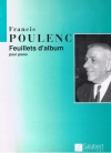 アルバムの綴り  (フランシス・プーランク)（ピアノ）【Feuillets d'album】