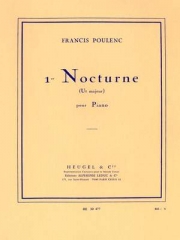 夜想曲第1番・ハ長調  (フランシス・プーランク)（ピアノ）【Nocturne No.1 In C】