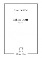 主題と変奏  (フランシス・プーランク)（ピアノ）【Theme Varie】