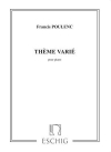 主題と変奏  (フランシス・プーランク)（ピアノ）【Theme Varie】