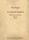 私の日記・Op.82・Band.2  (マックス・レーガー)（ピアノ）【Aus meinem Tagebuch Op. 82 Band 2】