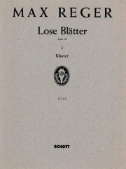 綴じてないページ・Op. 13・Band.1  (マックス・レーガー)（ピアノ）【Lose Blätter Op. 13 Band 1】