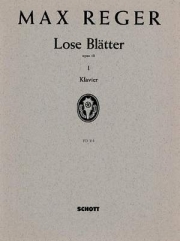 綴じてないページ・Op. 13・Band.1  (マックス・レーガー)（ピアノ）【Lose Blätter Op. 13 Band 1】