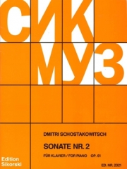 ソナタ・No.2・Op.61（ドミートリイ・ショスタコーヴィチ）（ピアノ）【Sonata No. 1 Op. 12】