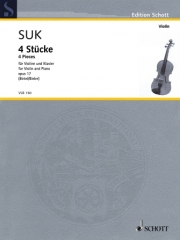 4つの小品・Op.17（ヨセフ・スク）（ヴァイオリン+ピアノ）【4 Pieces Op.17】