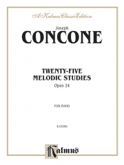 24の輝かしい前奏曲・Op.37（ジュゼッペ・コンコーネ）（ピアノ）【Twenty-Five Melodious Studies, Opus 24】