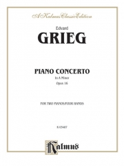 ピアノ協奏曲・イ短調・Op.16（エドヴァルド・グリーグ）（ピアノ二重奏）【Piano Concerto in A Minor, Opus 16】