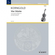 雪だるま（エーリヒ・ヴォルフガング・コルンゴルト）（ヴァイオリン+ピアノ）【Vier Stücke aus der Musik zu Shakespeares "Viel Lärmen um 】