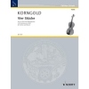 雪だるま（エーリヒ・ヴォルフガング・コルンゴルト）（ヴァイオリン+ピアノ）【Vier Stücke aus der Musik zu Shakespeares "Viel Lärmen um 】