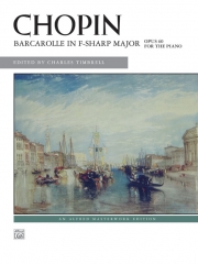 舟歌・嬰ヘ長調・Op. 60（フレデリック・ショパン）（ピアノ）【Barcarolle in F-sharp Major, Opus 60】