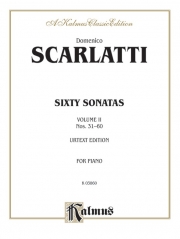 60のソナタ・Vol.2（ドメニコ・スカルラッティ）（ピアノ）【Sixty Sonatas, Volume II, Nos. 31-60】