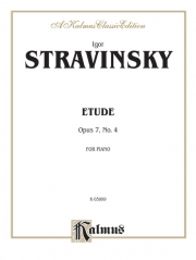 エチュード・Op.7・No.4（イーゴリ・ストラヴィンスキー）（ピアノ）【Etude, Opus 7, No. 4】