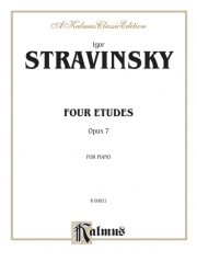 4つのエチュード・Op.7（イーゴリ・ストラヴィンスキー）（ピアノ）【Four Etudes, Opus 7】