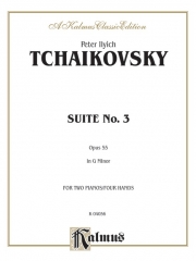 組曲第3番・ト長調・Op.55（ピョートル・チャイコフスキー）（ピアノ二重奏）【Suite No. 3 in G Major, Opus 55】