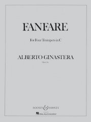 ファンファーレ・Op.51a（アルベルト・ヒナステラ）（トランペット四重奏）【Fanfare, Op. 51a】