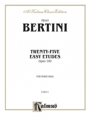 25のやさしい練習曲・Op.100（アンリ・ベルティーニ）（ピアノ）【Twenty-five Easy Studies, Opus 100】