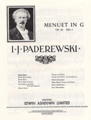 メヌエット・ト長調・Op.14・No.1（イグナツィ・パデレフスキ）（ピアノ）【Menuet in G Op. 14 No. 1】