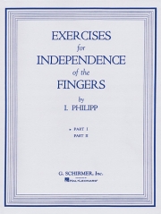 指の独立のための教則本・Book.1（イシドール・フィリップ）（ピアノ）【Exercises for Independence of Fingers - Book 1】