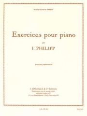 ピアノ練習曲（イシドール・フィリップ）（ピアノ）【Exercices pour Pianoexercices Preliminaires】