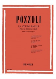 小さな手のためのやさしい15の練習曲（エットーレ・ポッツォーリ）（ピアノ）【15 Studi facili per le piccole Mani】