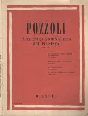 毎日の技術練習曲・Vol.1＆2（エットーレ・ポッツォーリ）（ピアノ）【La Tecnica Giornaliera Del Pianista, Volumes 1 and 2】