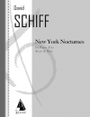 ニューヨーク・ノクターン (デイヴィッド・シフ)（弦楽二重奏+ピアノ）【New York Nocturnes】