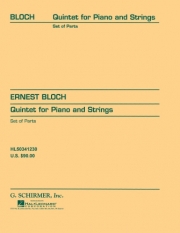 五重奏曲 (エルネスト・ブロッホ)（弦楽四重奏+ピアノ）【Quintet】