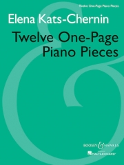 12の1ページのピアノ小品集（エレーナ・カッツ＝チェルニン）（ピアノ）【Twelve One-Page Piano Pieces】