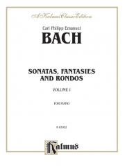 ソナタ、ファンタジア＆ロンド・Vol.1（カール・フィリップ・エマヌエル・バッハ）（ピアノ）【Sonatas, Fantasias & Rondos, Volume I】