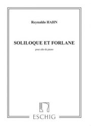 独白とフォルラーヌ（レイナルド・アーン）（ヴィオラ+ピアノ）【Soliloque et Forlane】