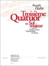 四重奏曲・No.3・ト長調 (レイナルド・アーン)（弦楽三重奏+ピアノ）【Quatuor No.3 in G】