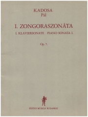 ピアノ・ソナタ・No.1・Op.7（カドシャ・パール）（ピアノ）【Piano Sonata No. 1 Op. 7】