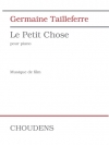 リトル・シングス（ジェルメーヌ・タイユフェール）（ピアノ）【Le Petit Chose】