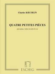 4つの小品・Op.32（シャルル・ケクラン）（ミックス二重奏+ピアノ）【4 Petites Pièces Op.32】