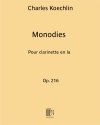 モノディ（シャルル・ケクラン）（クラリネット）【Monodie】