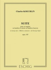 組曲・Op.185（シャルル・ケクラン）（オーボエ）【Suite Op.185】