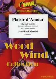 愛のよろこび　(ジャン・ポール・マルティニ) (クラリネット五重奏)【Plaisir d' Amour】