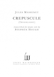 トワイライト（ジュール・マスネ）（ピアノ）【Crepuscule (Twilight)】
