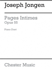 秘密のページ（ジョセフ・ジョンゲン）（ピアノ二重奏）【Pages Intimes】